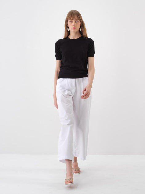 Base Fitted Knit T-Shirt