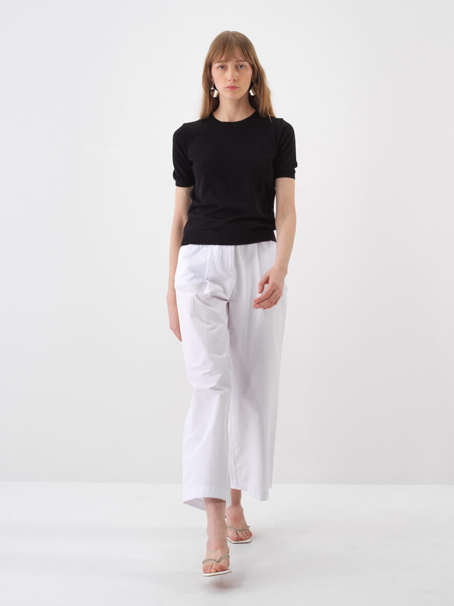 Base Fitted Knit T-Shirt