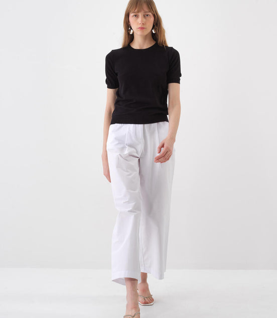 Base Fitted Knit T-Shirt