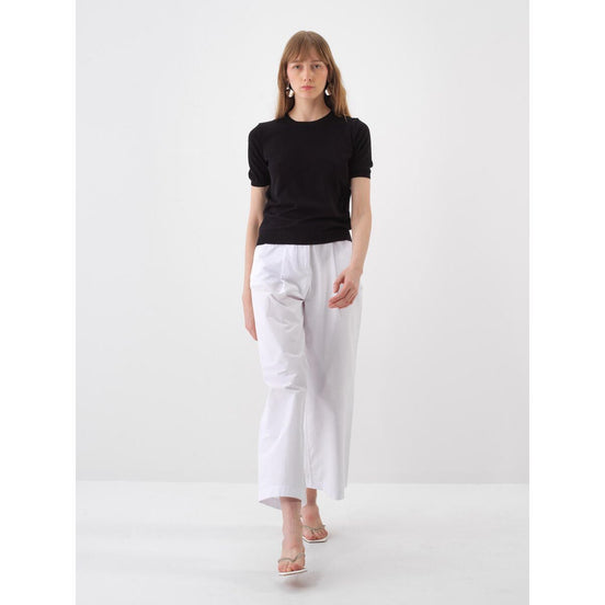 Base Fitted Knit T-Shirt - IVAH