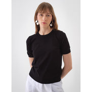 Base Fitted Knit T-Shirt - IVAH