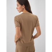 Base Fitted Knit T-Shirt - IVAH