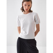 Base Fitted Knit T-Shirt - IVAH