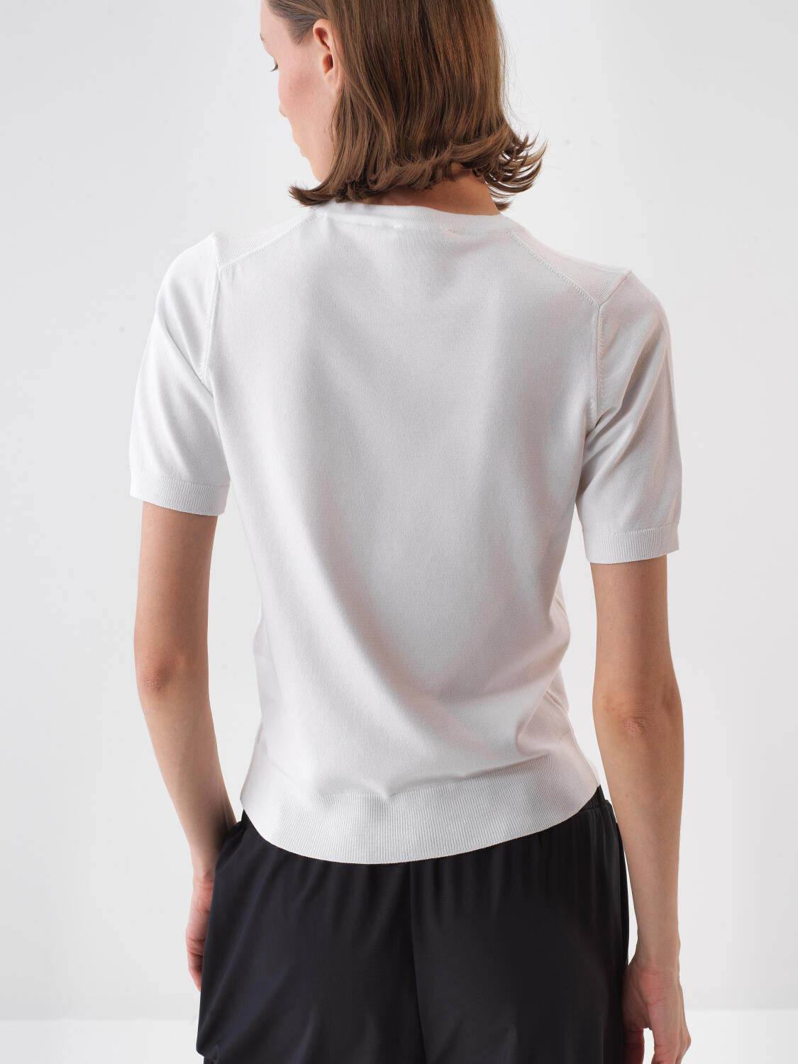 Base Fitted Knit T-Shirt