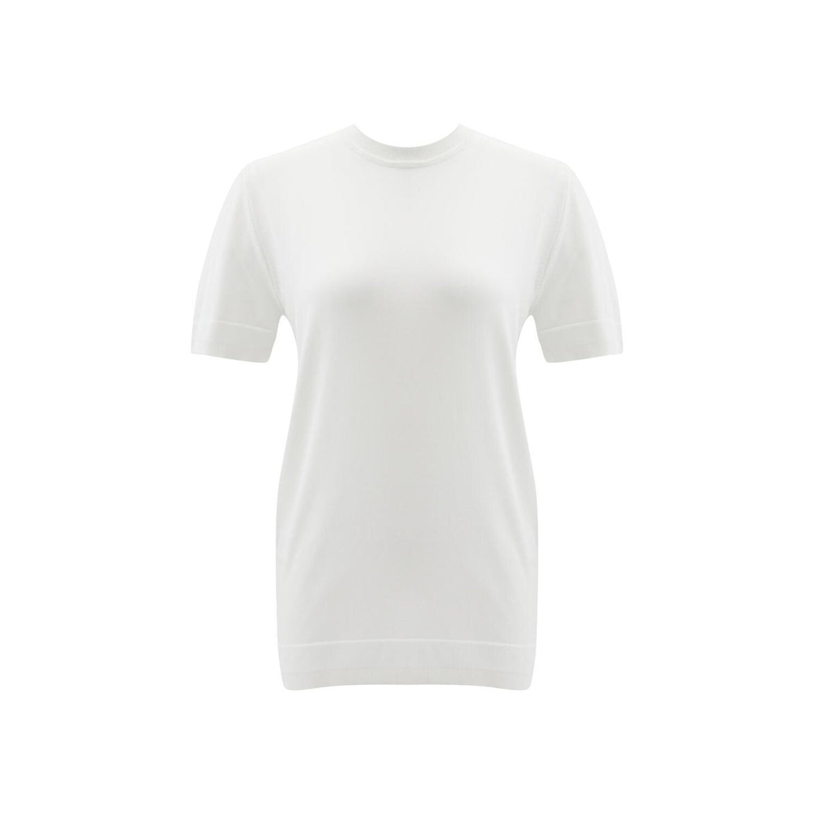 Base Fitted Knit T-Shirt - IVAH
