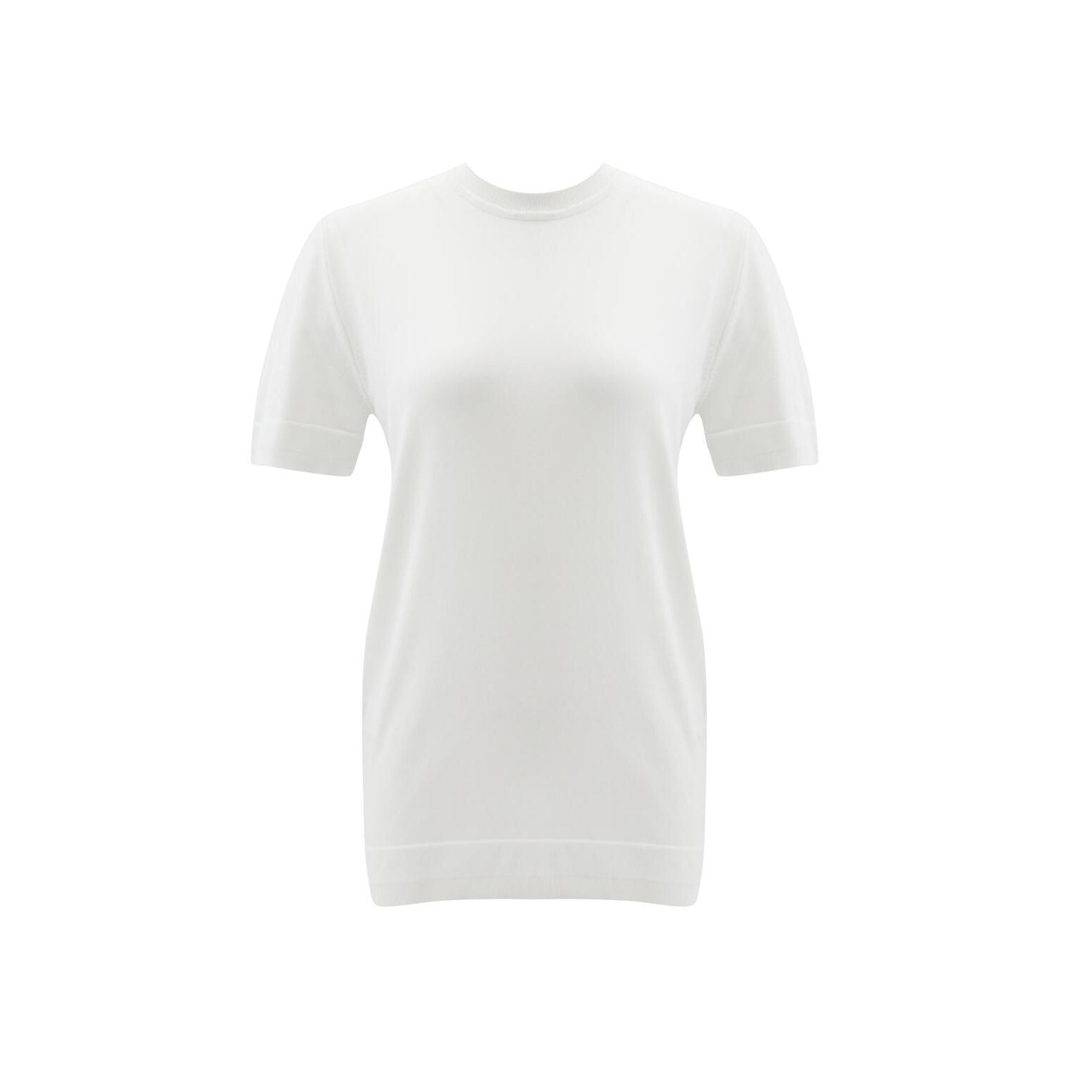Base Fitted Knit T-Shirt - IVAH